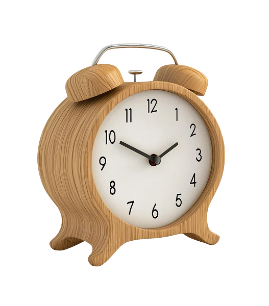Wooden Alarm Clock